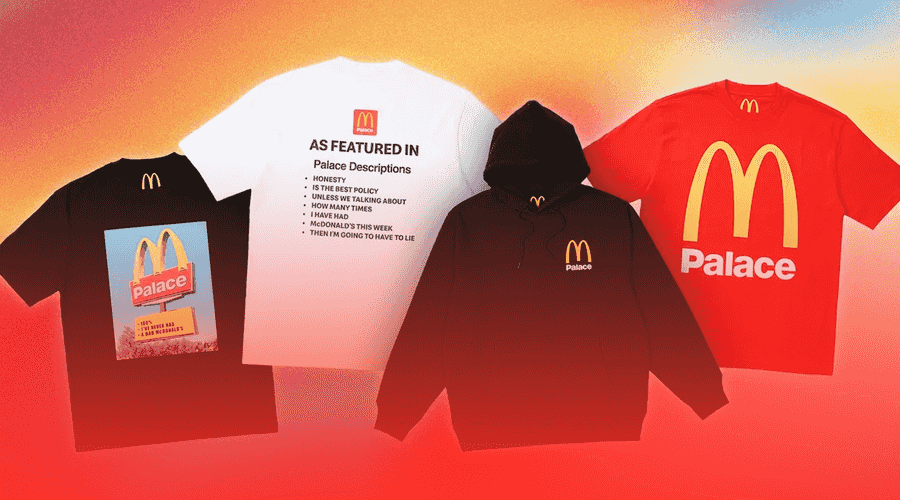 PALACE X McDonalds collaboration releasing August 14th