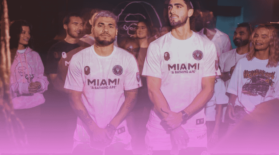 Bape x Inter Miami Collab releasing August 19th