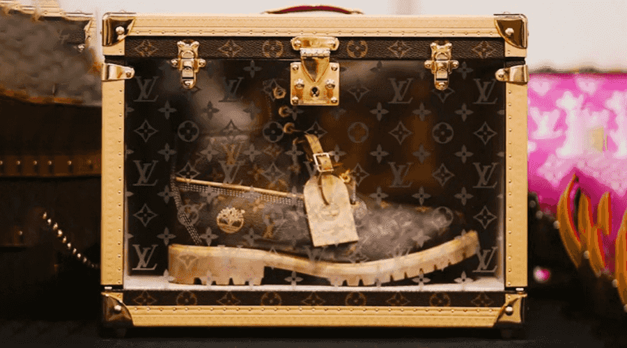 These LV Monogram Timberland Boots will cost you 75,000 €