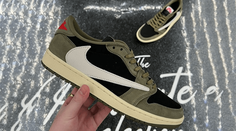 Travis Scott x Jordan 1 Low OG Olive releasing Fall 2024