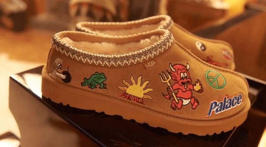 Palace x UGG Tasman Slide releasing December 1st