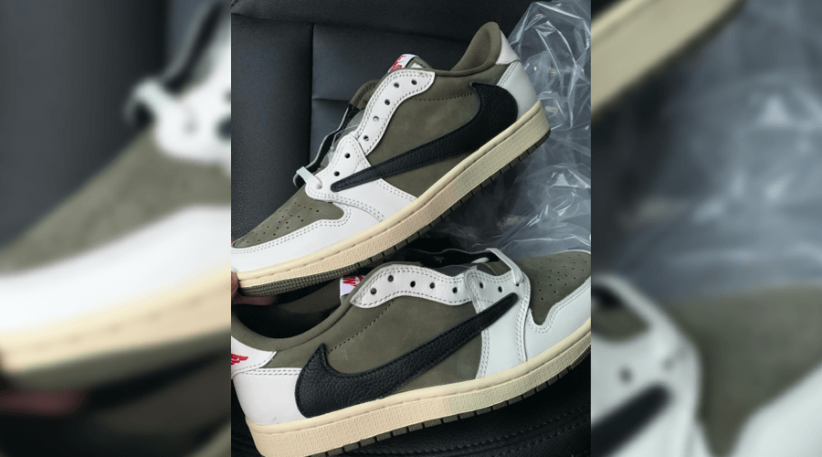 First Look at the Travis Scott Air Jordan 1 Low Medium Olive