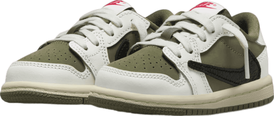 Travis Scott x Air Jordan 1 Low Medium Olive (TD)