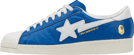 Bape x Adidas Superstar Vintage Blue