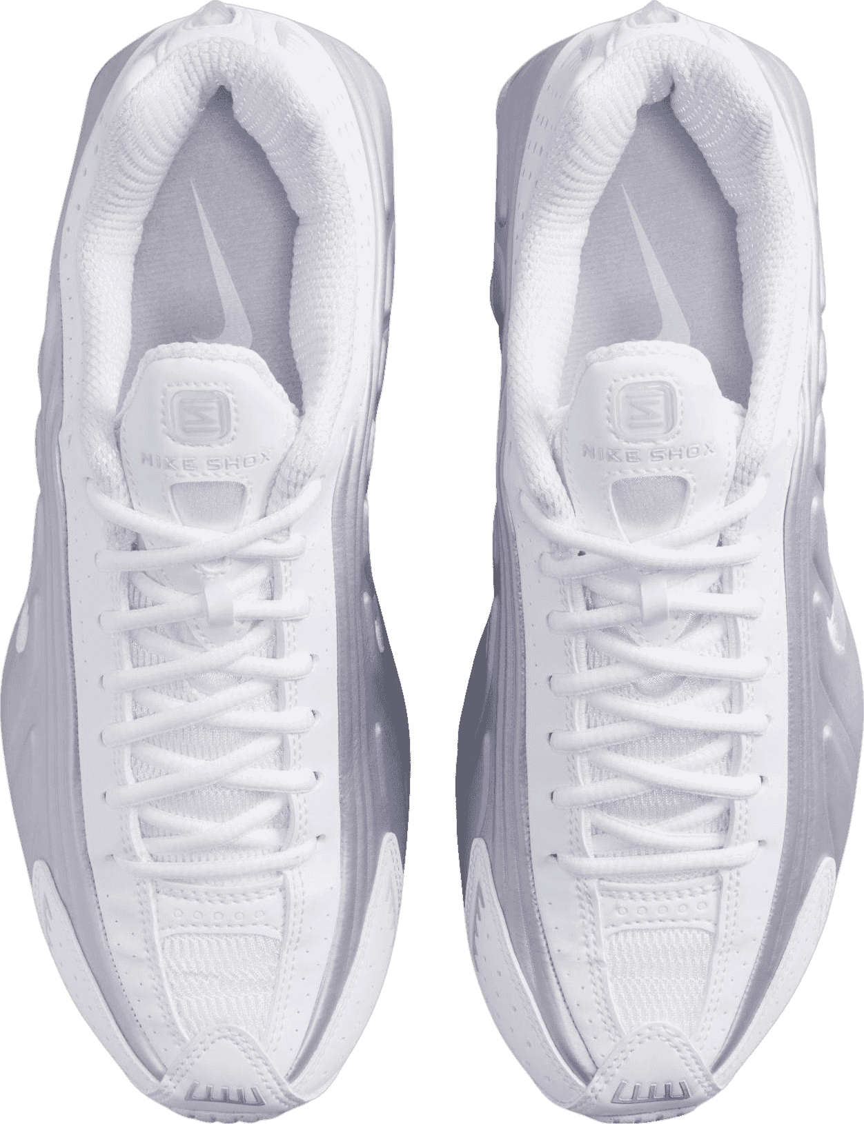 Nike Shox R4 White/Metallic Platinum (W)