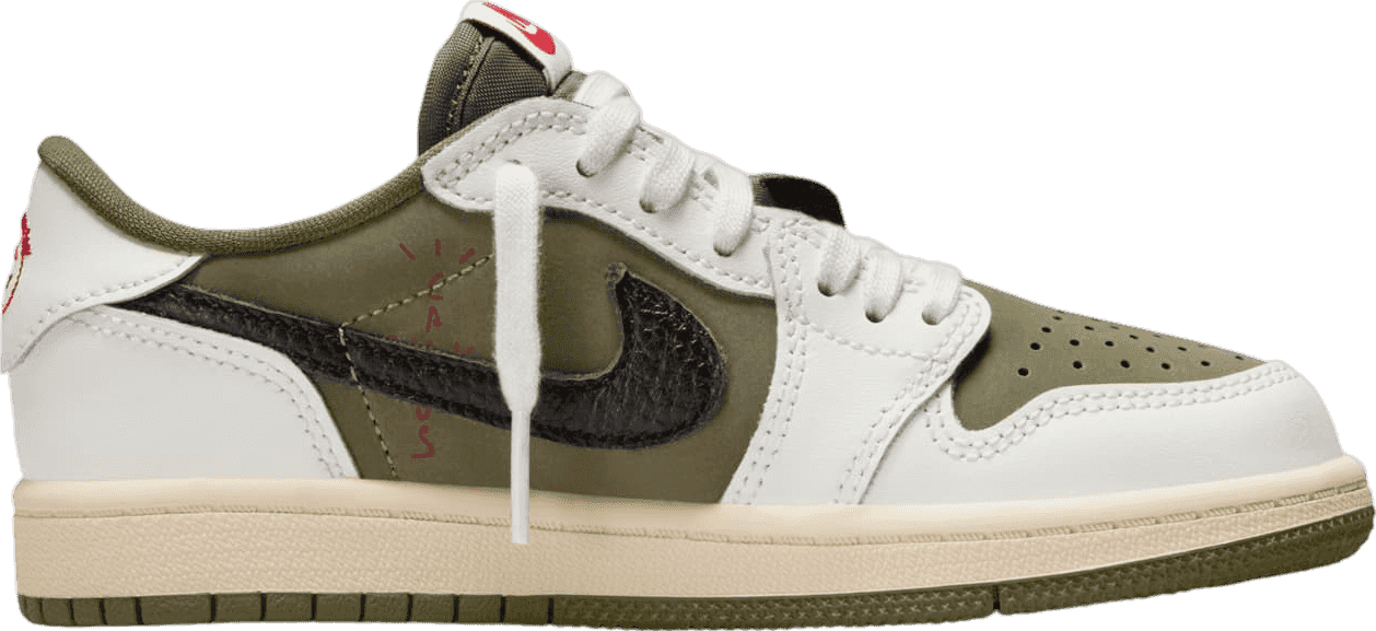Travis Scott x Air Jordan 1 Low Medium Olive (GS)