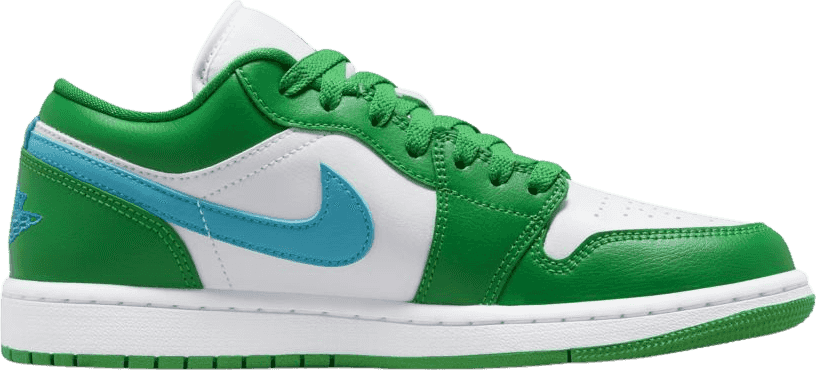 Air Jordan 1 Low Lucky Green Aquatone (W)