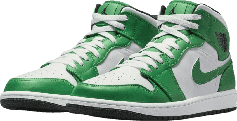 Air Jordan 1 Mid Lucky Green