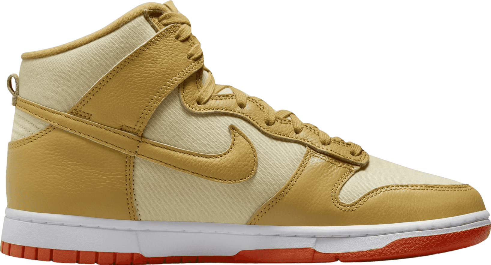 Nike Dunk High Gold Canvas
