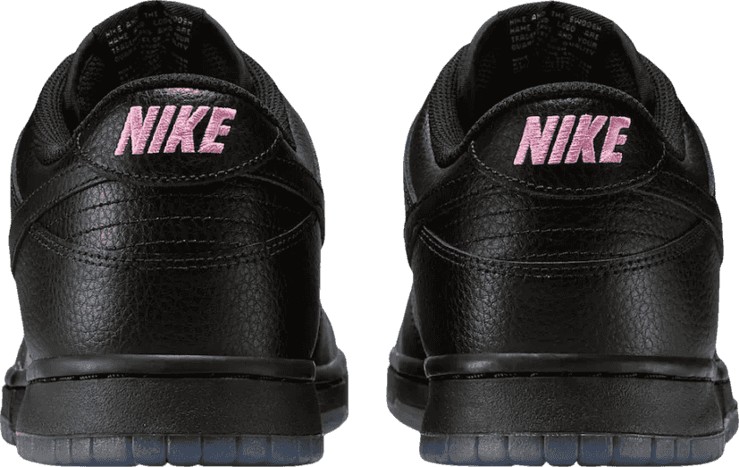 Nike Dunk Low Transparent Black/Pink Rise