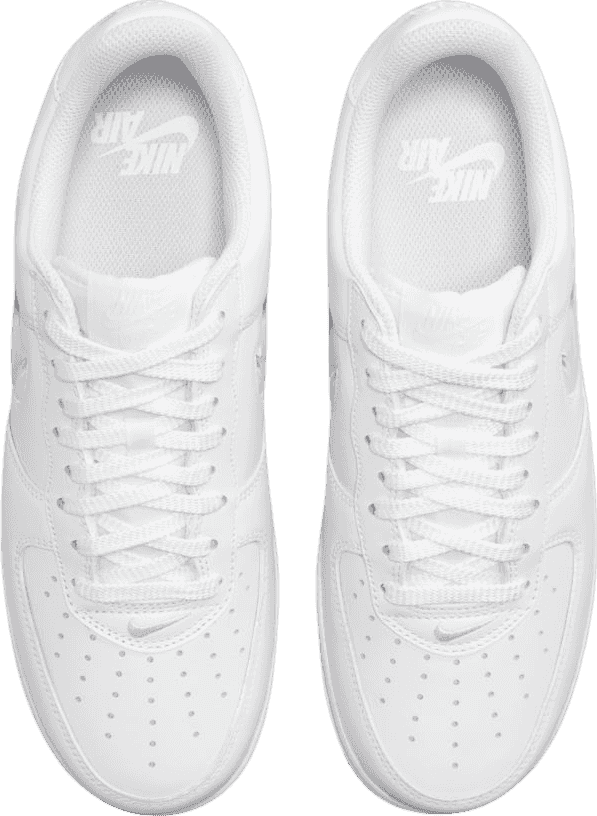 Nike Air Force 1 Low Color of the Month Jewel Swoosh Triple White