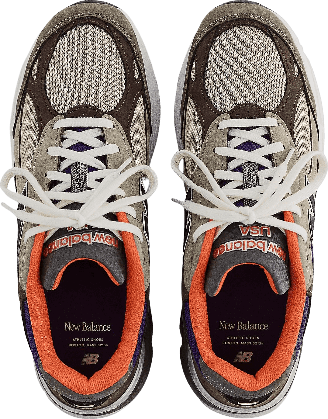 New Balance 990v3 MiUSA Khaki Orange