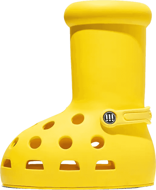 MSCHF x Crocs Big Yellow Boot