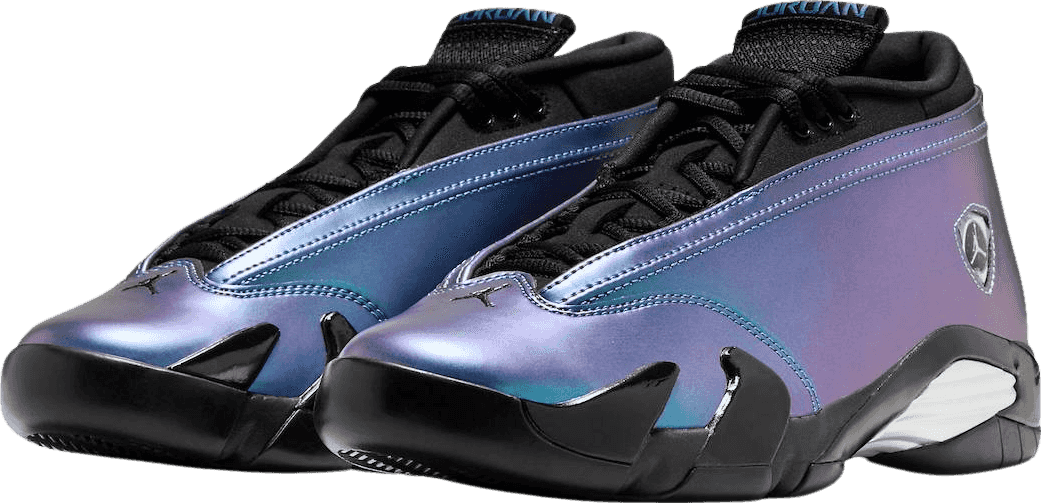 Jordan 14 metallic blue on sale
