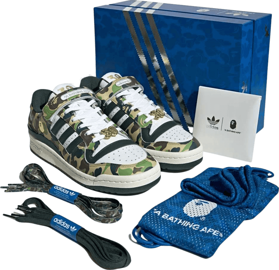 adidas Forum 84 Low Bape Green Camo