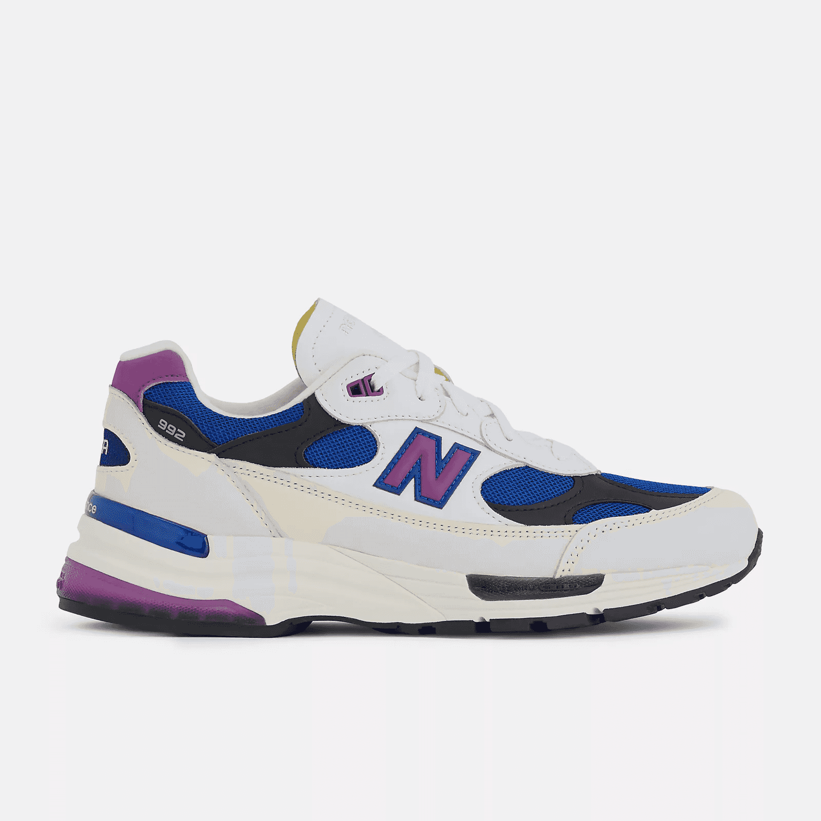 New Balance 992 MiUSA White/Royal/Purple Fuchsia