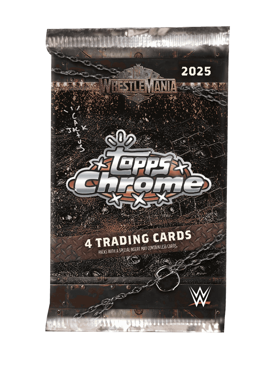 2025 TOPPS CHROME WWE CACTUS JACK X WRESTLEMANIA BOX