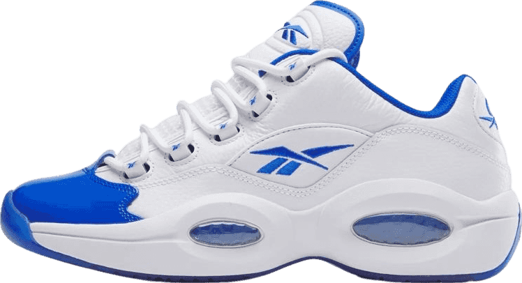 Reebok Question Low Blue Toe