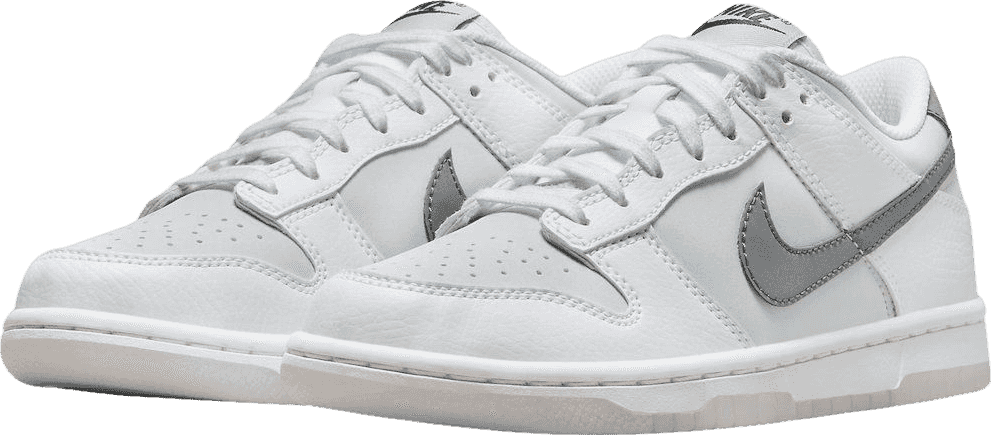 SwiftSole - Nike Dunk Low Reflective Swoosh White (GS)