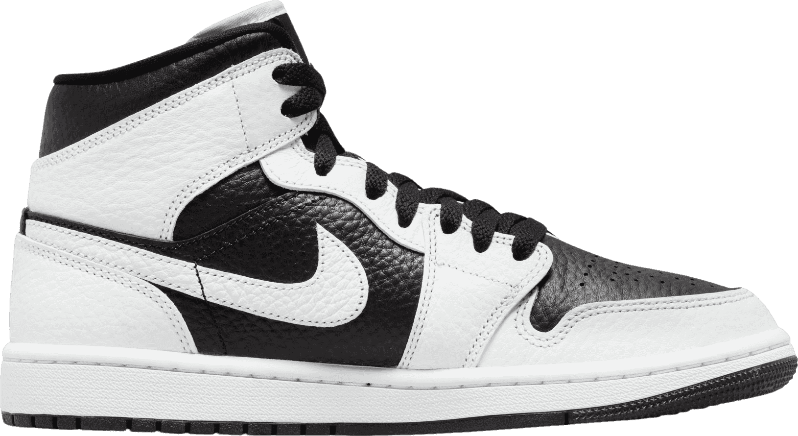 Air Jordan 1 Mid Split Black White (W)
