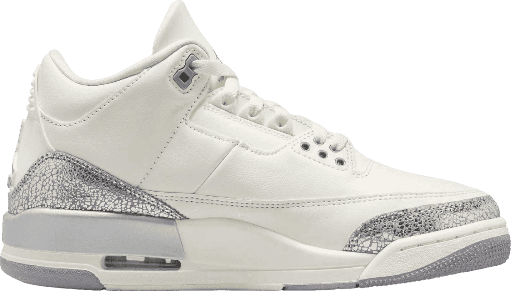 Air Jordan 3 Sail/Metallic Silver (W)