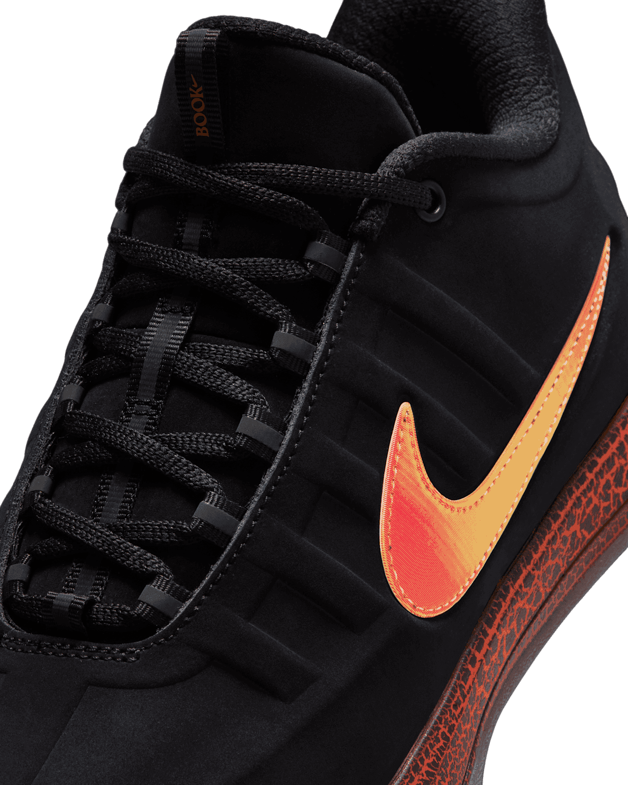 Nike Book 2 Rising Black/Safety Orange