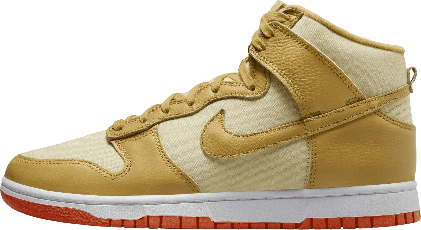 Nike Dunk High Gold Canvas