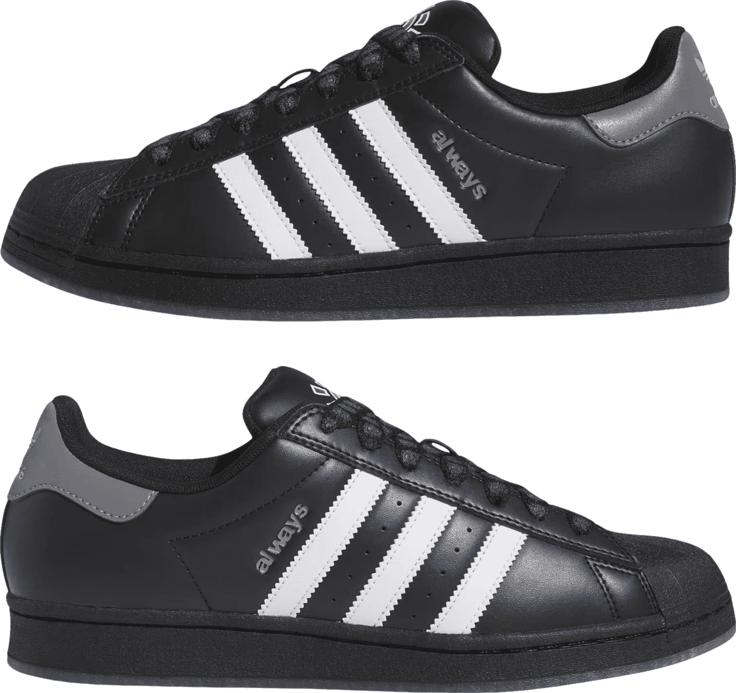adidas Superstar ADV x always - Black | Free Shipping with