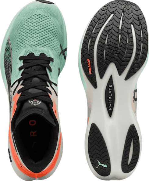 Hyrox x Puma Deviate NITRO™ 3 Mint Melt/Glowing Red