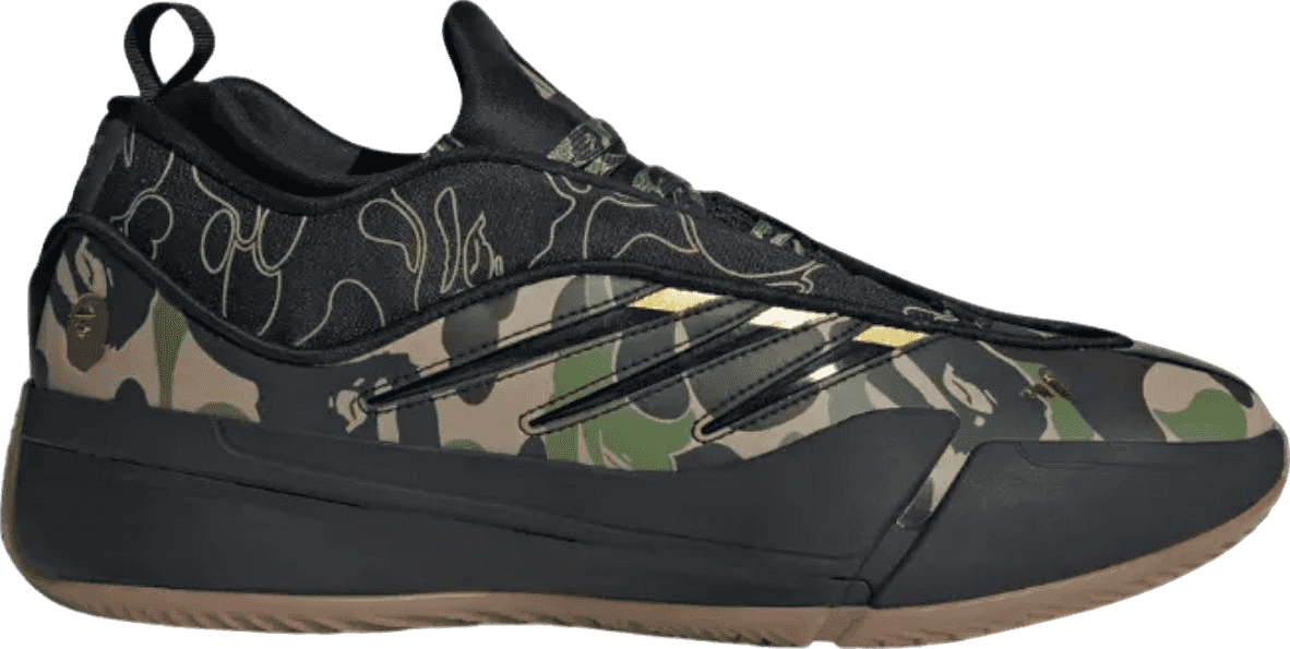 BAPE x adidas Dame 9 Green Camo