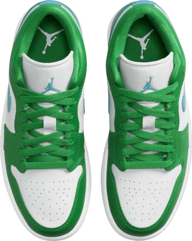 Air Jordan 1 Low Lucky Green Aquatone (W)
