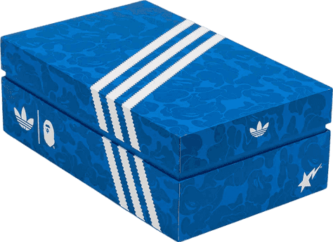 Bape x Adidas Superstar Vintage Blue
