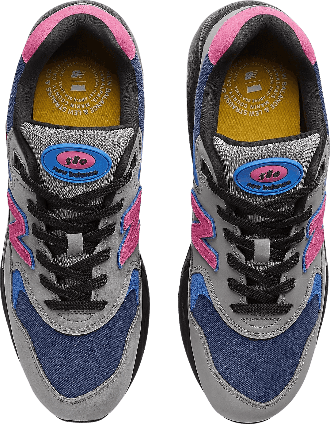 New Balance 580 Levi’s Grey/Magenta