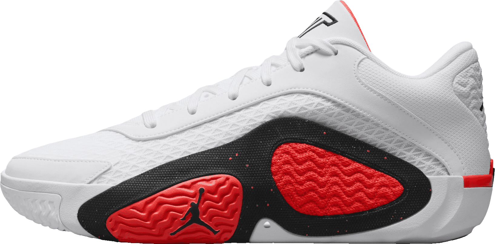 Jordan Tatum 2 White/Bright Crimson