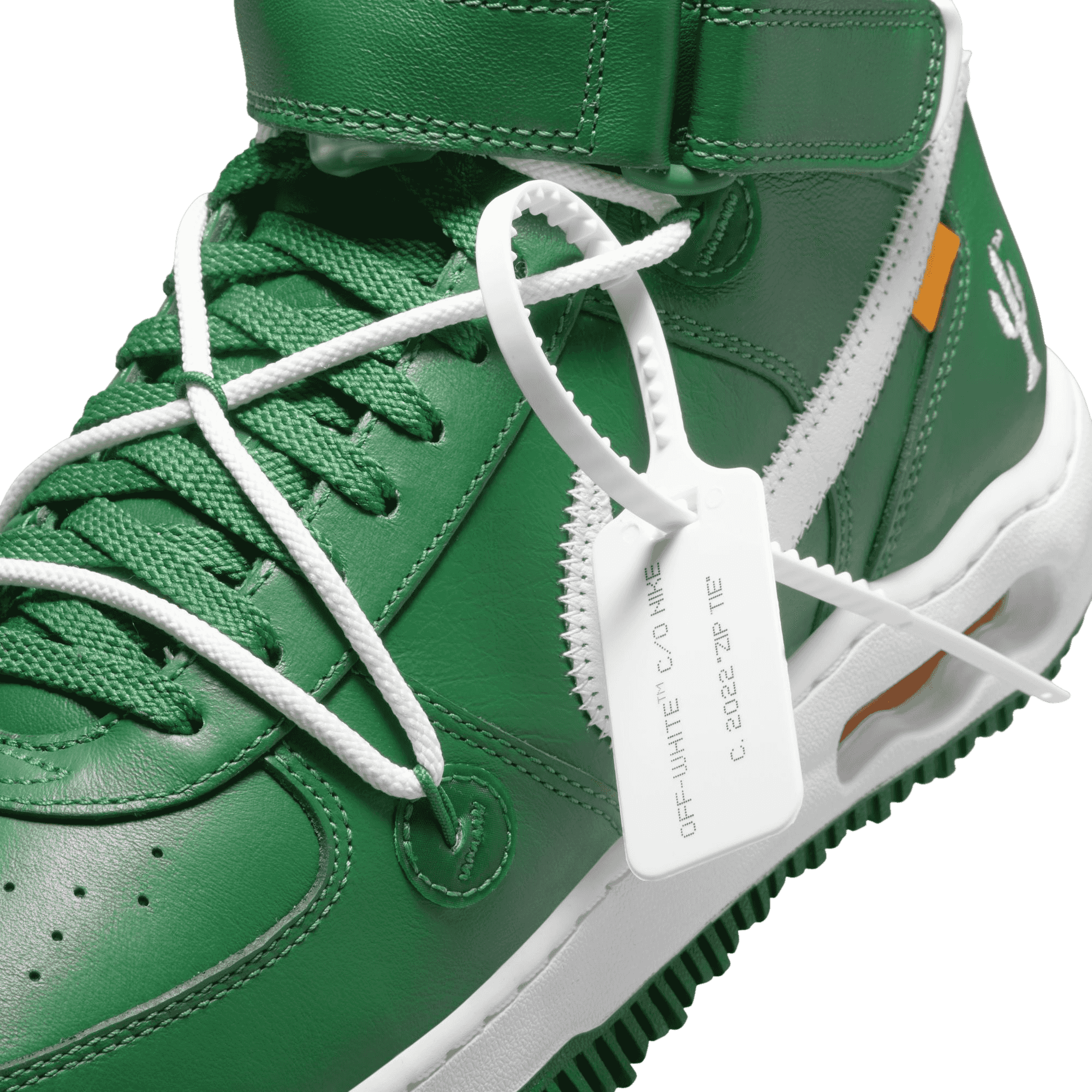 Nike Air Force 1 Mid Off-White Pine Green