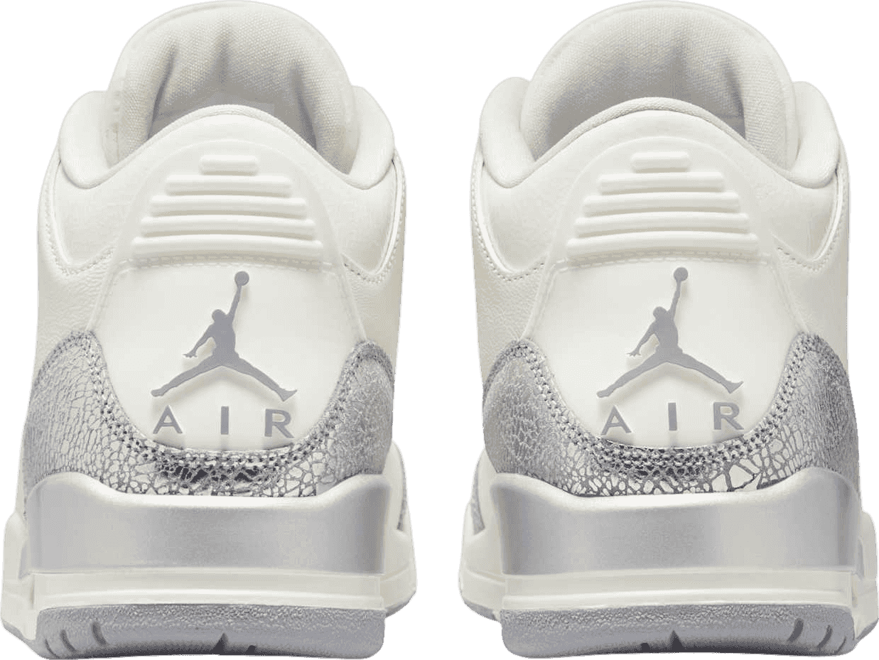 Air Jordan 3 Sail/Metallic Silver (W)
