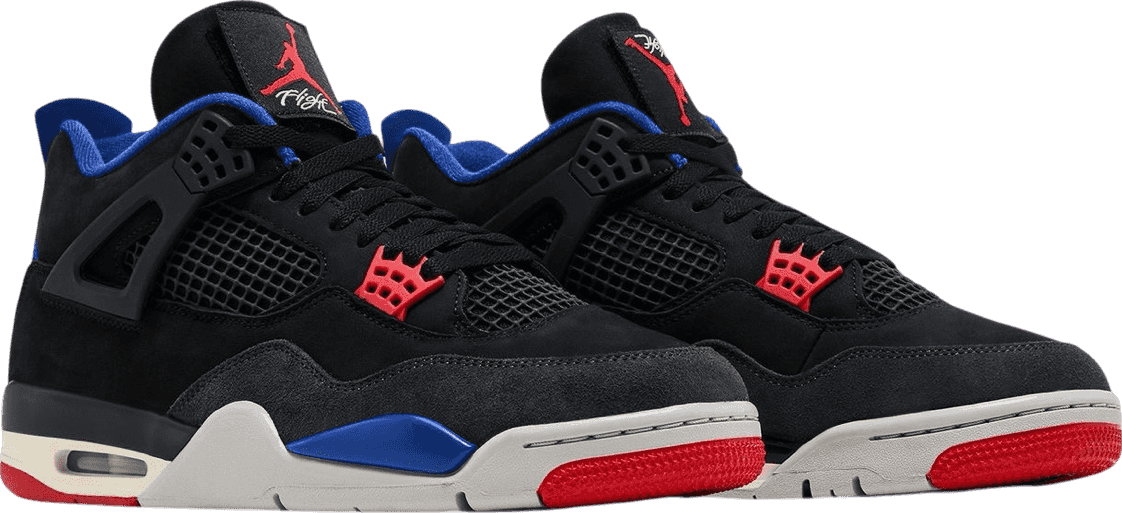 Air Jordan 4 Rare Air Black/Royal Blue