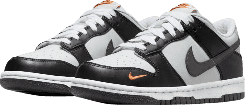 Nike Dunk Low Black/Bright Mandarin (GS)