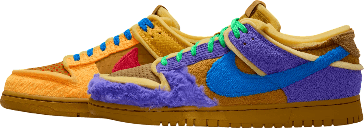 CPFM x Nike Dunk Low Swamp Sponge Psychic Purple/Gold