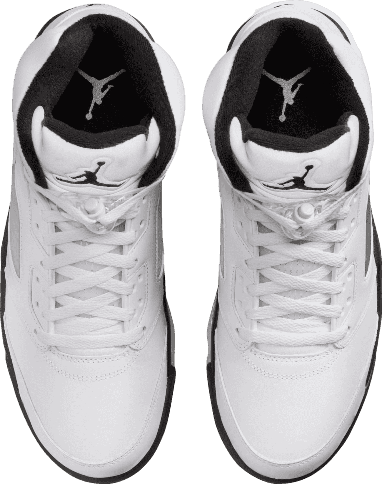 Air Jordan 5 White/Metallic Black