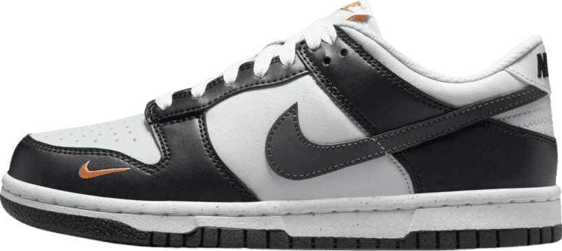 Nike Dunk Low Black/Bright Mandarin (GS)