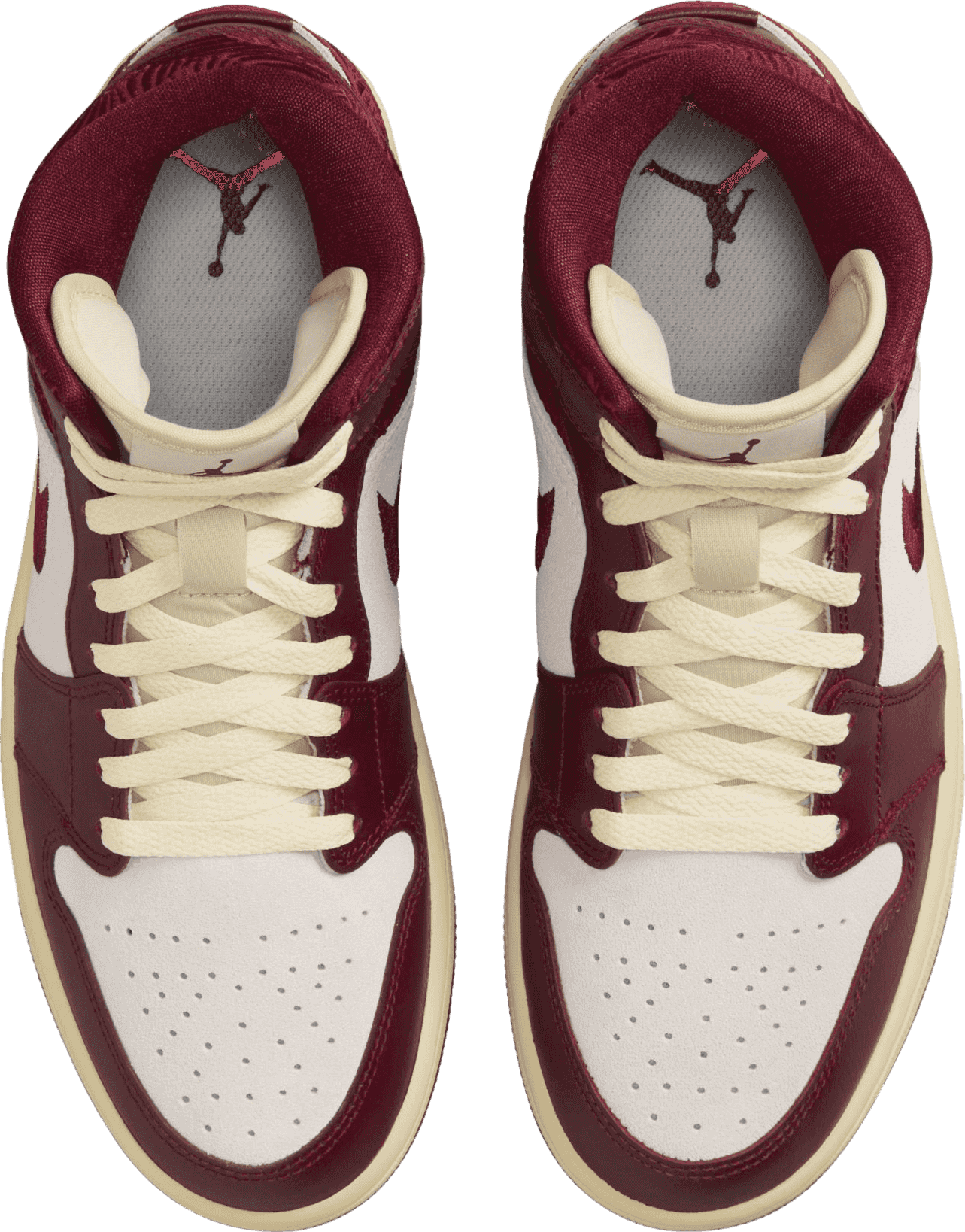 Air Jordan 1 Mid Tiki Leaf Team Red (W)