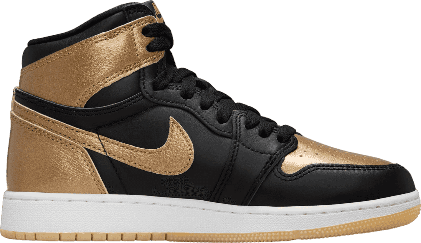 Air Jordan 1 High Black/Gold (GS)