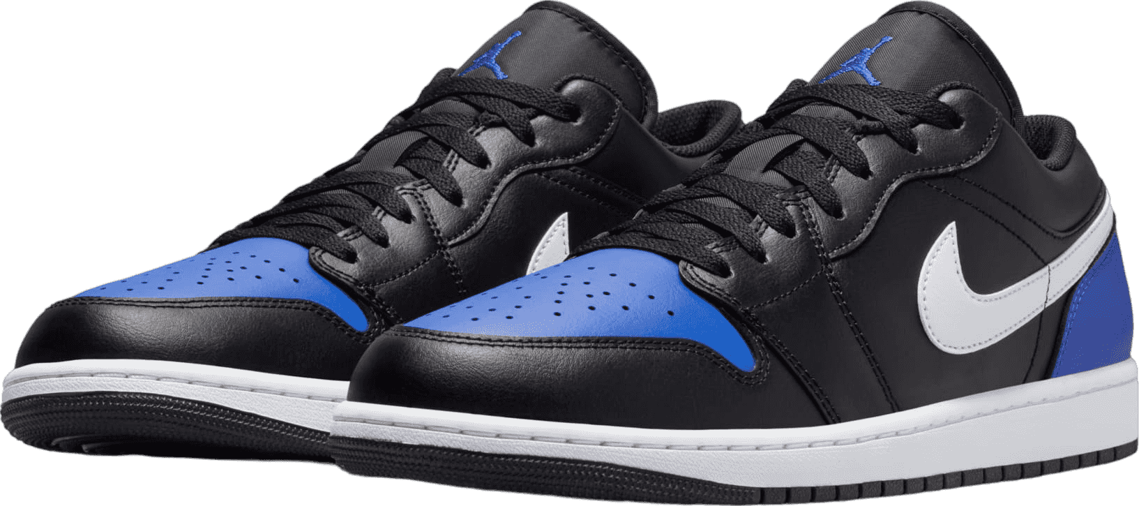 Air Jordan 1 Low Black Royal Toe