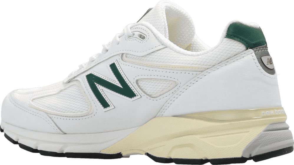 New Balance 990v4 MiUSA White/Green