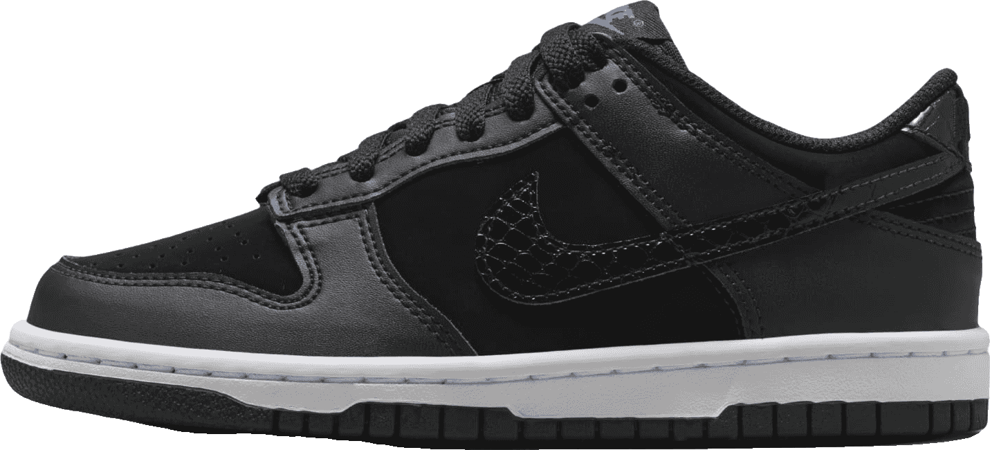 Nike Dunk Low Black Croc Swoosh (GS)