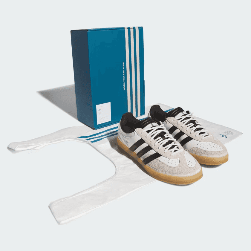 Bad Bunny x Adidas Gazelle Indoor "Core White"