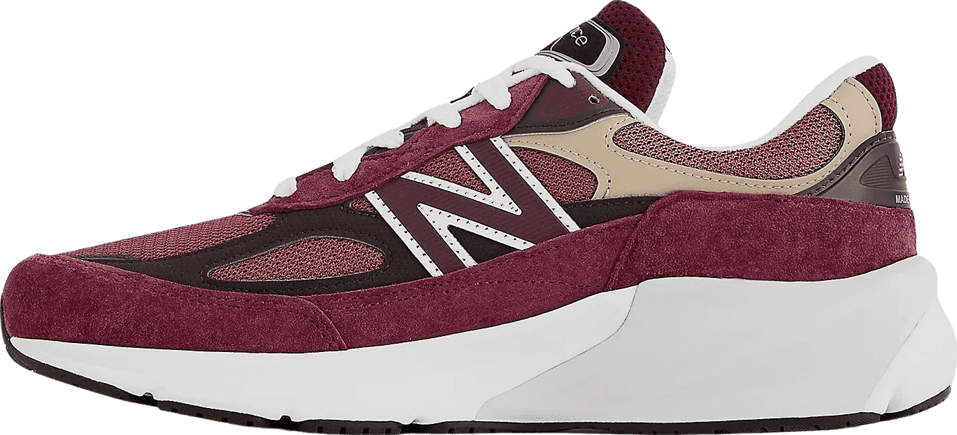 New Balance 990v6 Burgundy/Tan