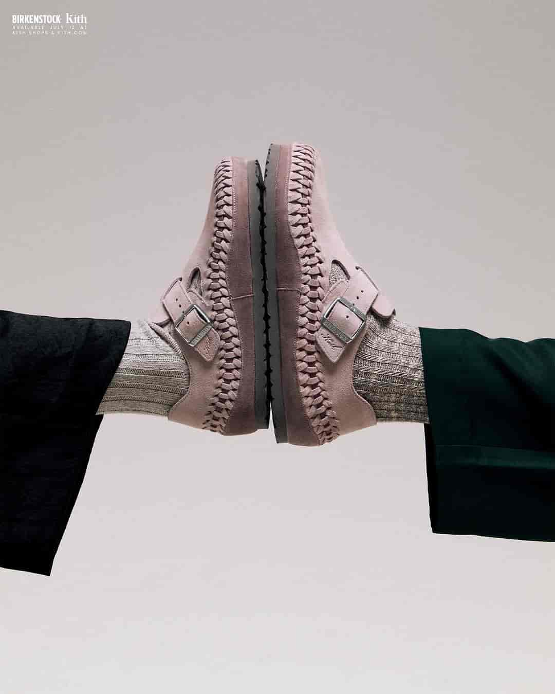 Kith x Birkenstock London Braided "Lilac Ash"