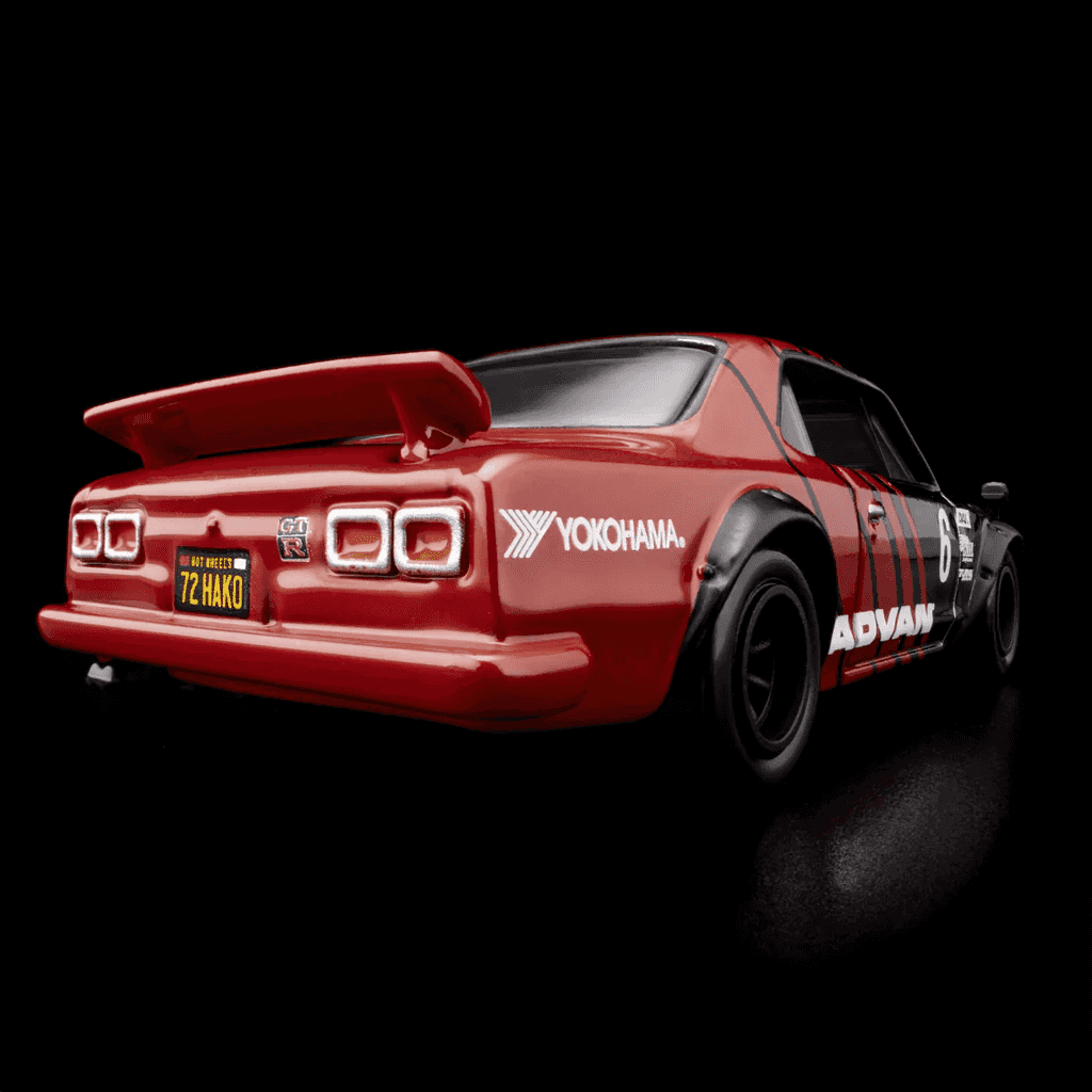 Hot Wheels RLC 1972 Skyline H/T 2000GT-R Black/Red